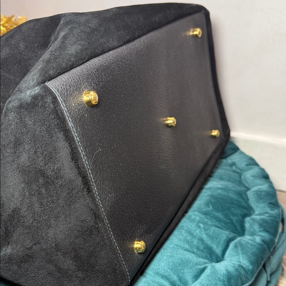 Gucci Black Suede Tote Bag - Picture 7 of 14